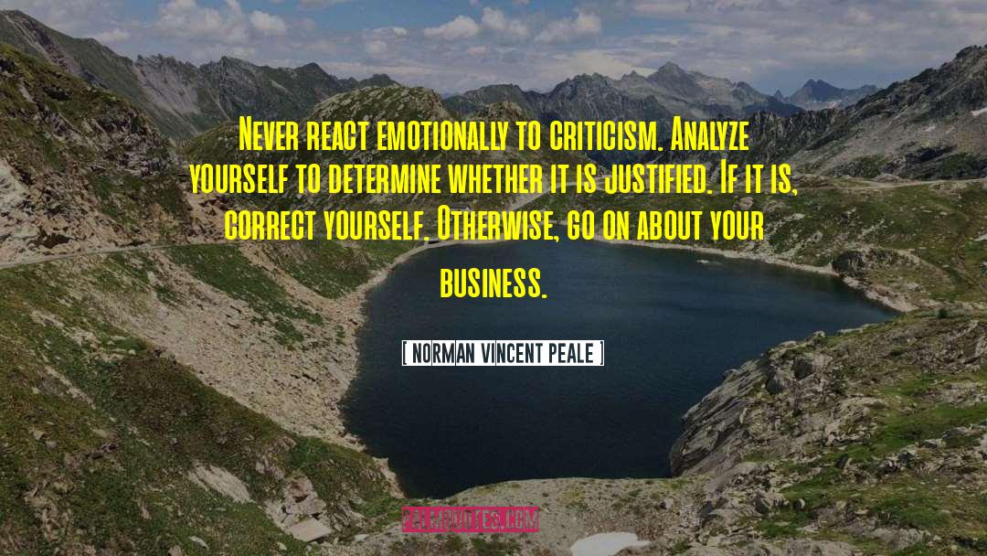 Emotional Business quotes by Norman Vincent Peale