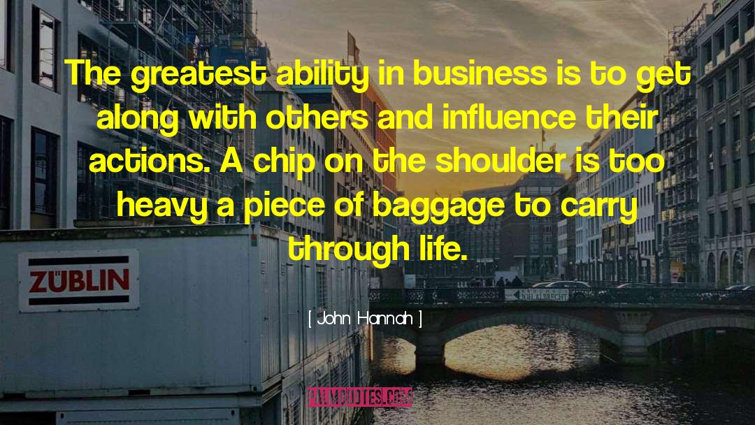 Emotional Business quotes by John Hannah