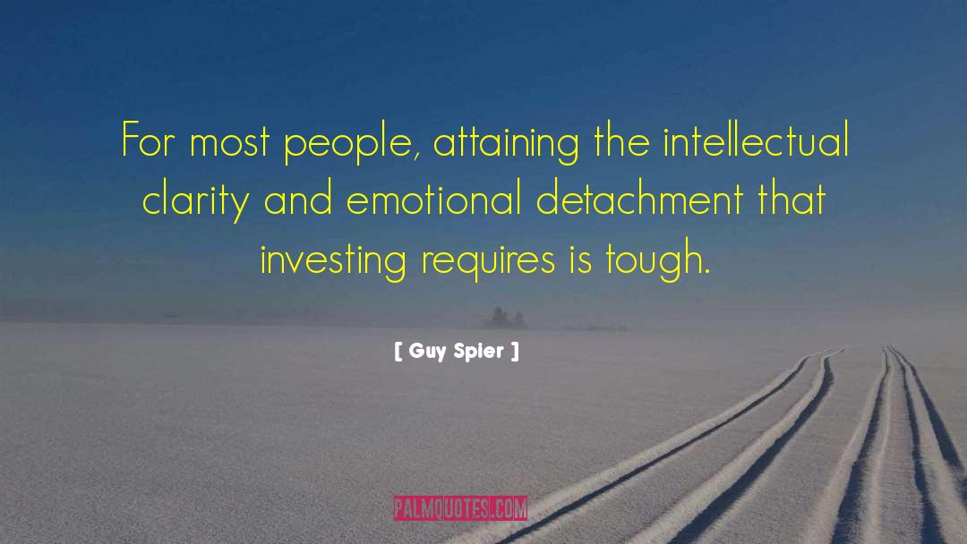 Emotional Detachment quotes by Guy Spier