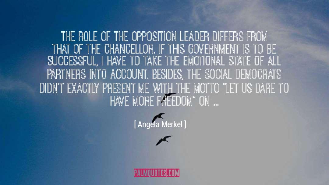 Emotional Disengagement quotes by Angela Merkel