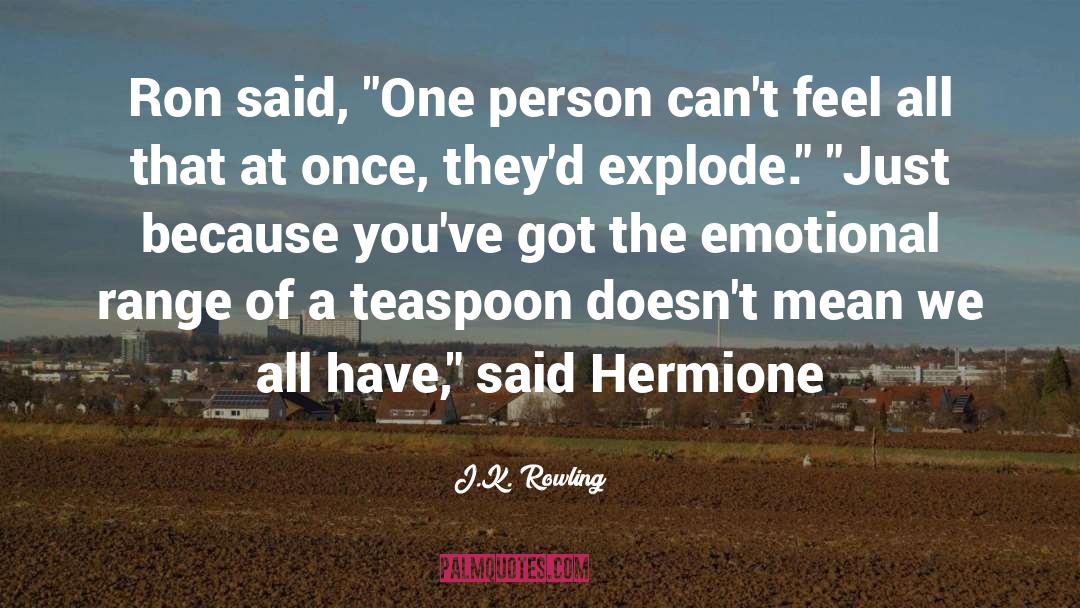 Emotional Distance quotes by J.K. Rowling