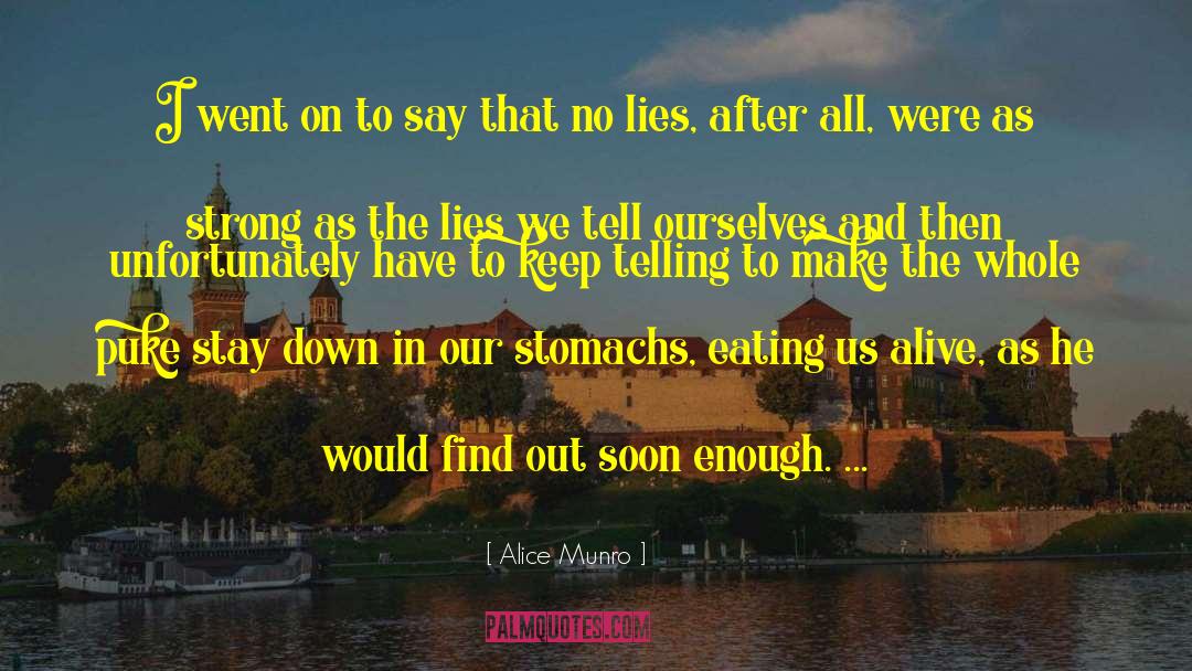 Emotional Eating quotes by Alice Munro