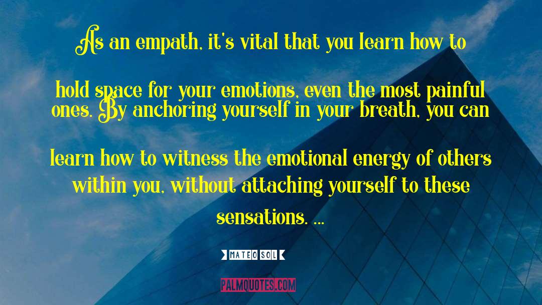 Emotional Energy quotes by Mateo Sol