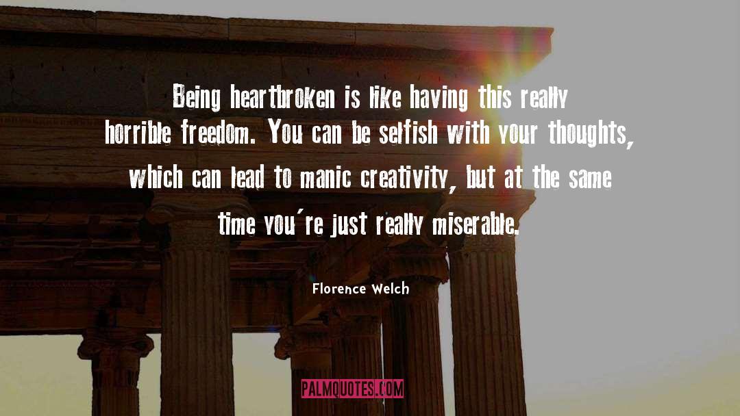 Emotional Freedom quotes by Florence Welch