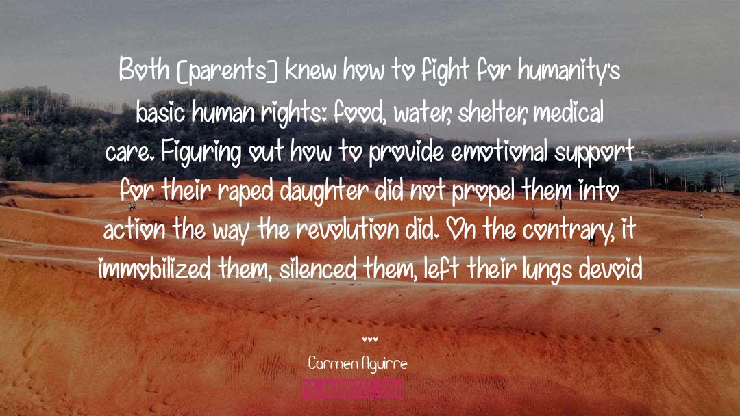 Emotional Fulfillment quotes by Carmen Aguirre