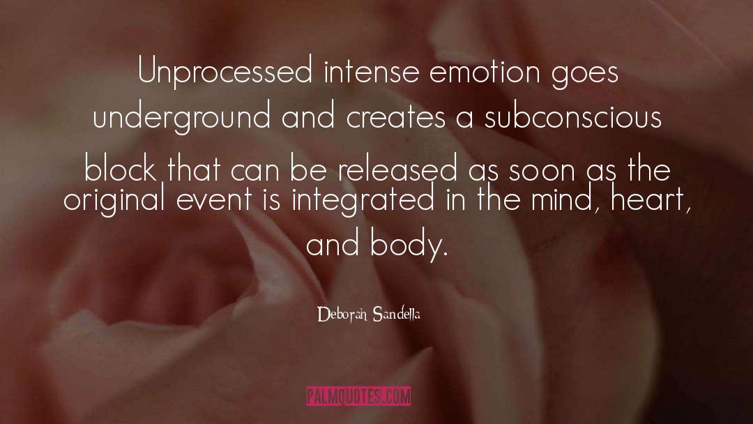 Emotional Health quotes by Deborah Sandella