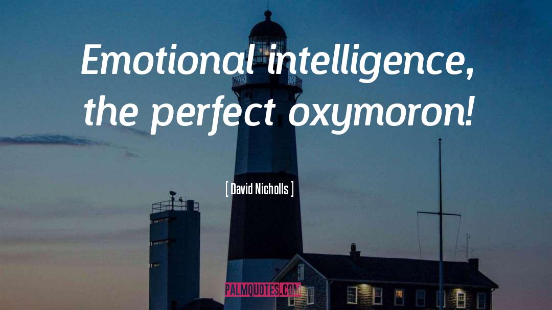 Emotional Intelligence quotes by David Nicholls