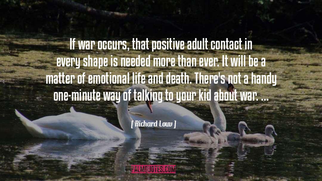 Emotional Life quotes by Richard Louv