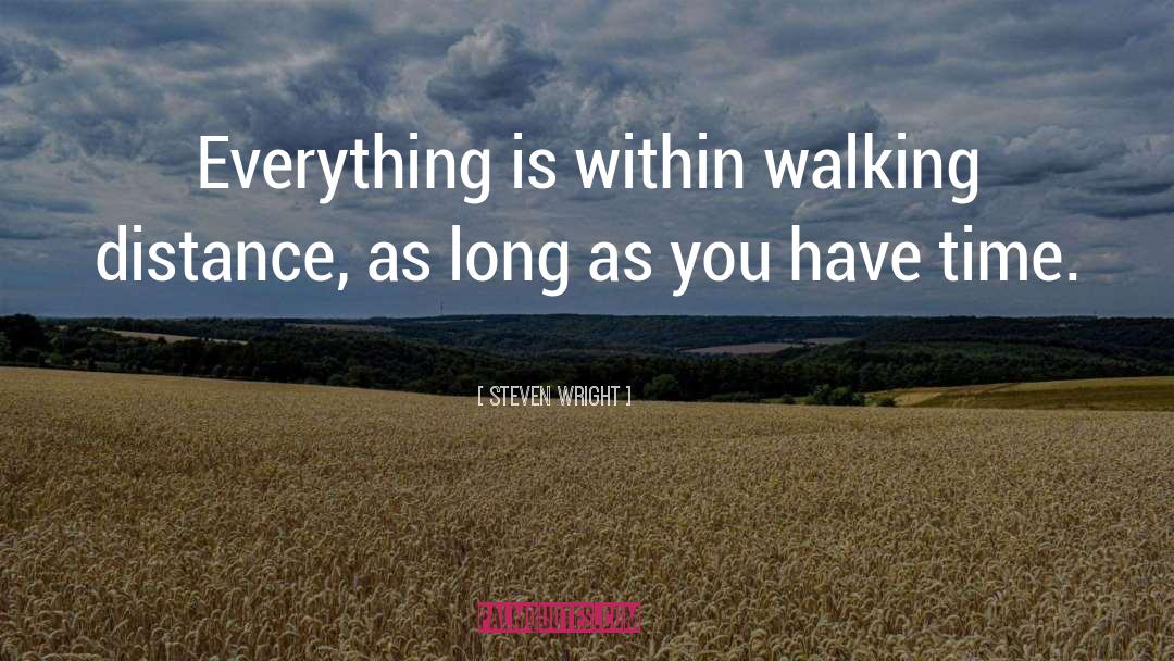 Emotional Long Distance Relationship quotes by Steven Wright