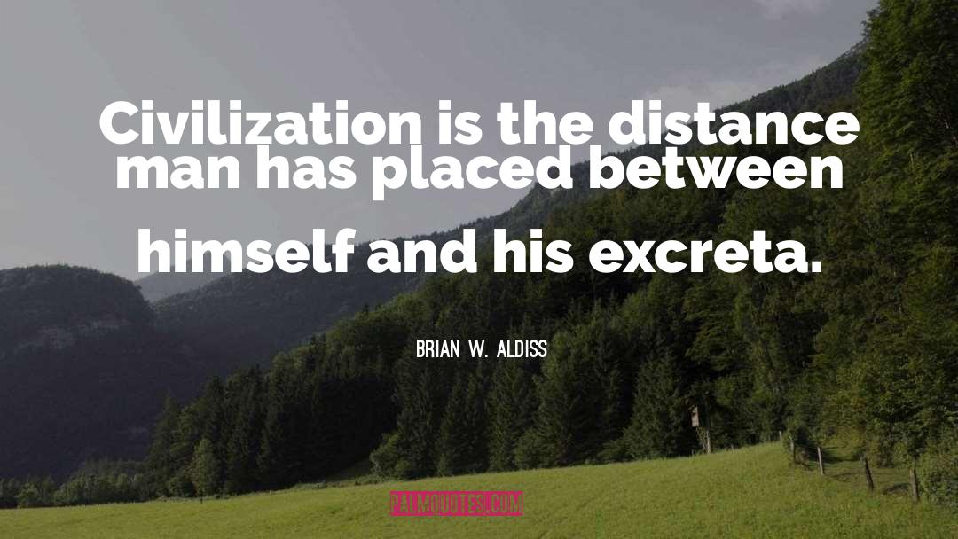 Emotional Long Distance Relationship quotes by Brian W. Aldiss