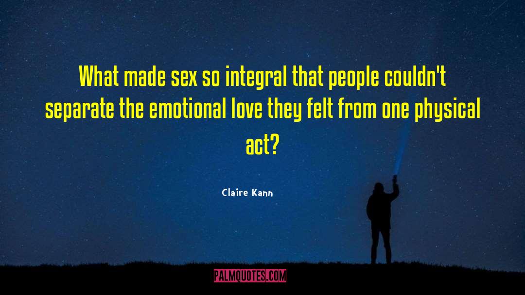 Emotional Love quotes by Claire Kann