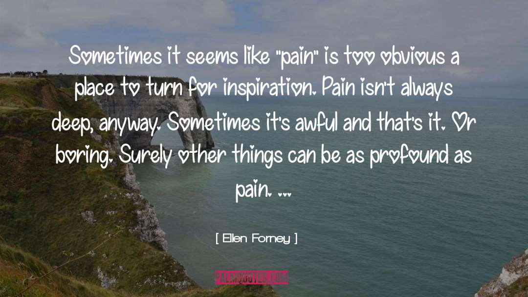 Emotional Pain quotes by Ellen Forney