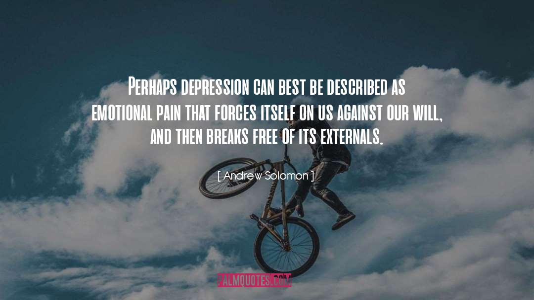 Emotional Pain quotes by Andrew Solomon