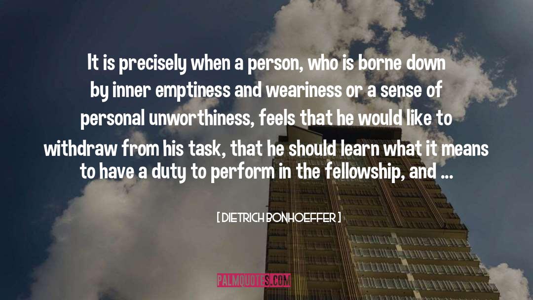 Emotional Person quotes by Dietrich Bonhoeffer