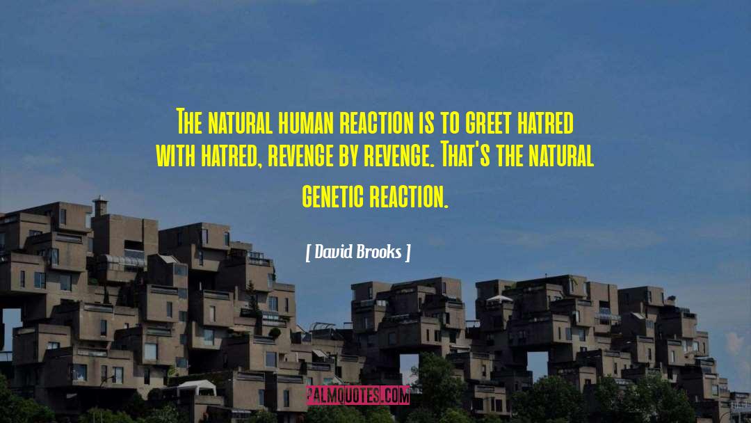 Emotional Reactions quotes by David Brooks