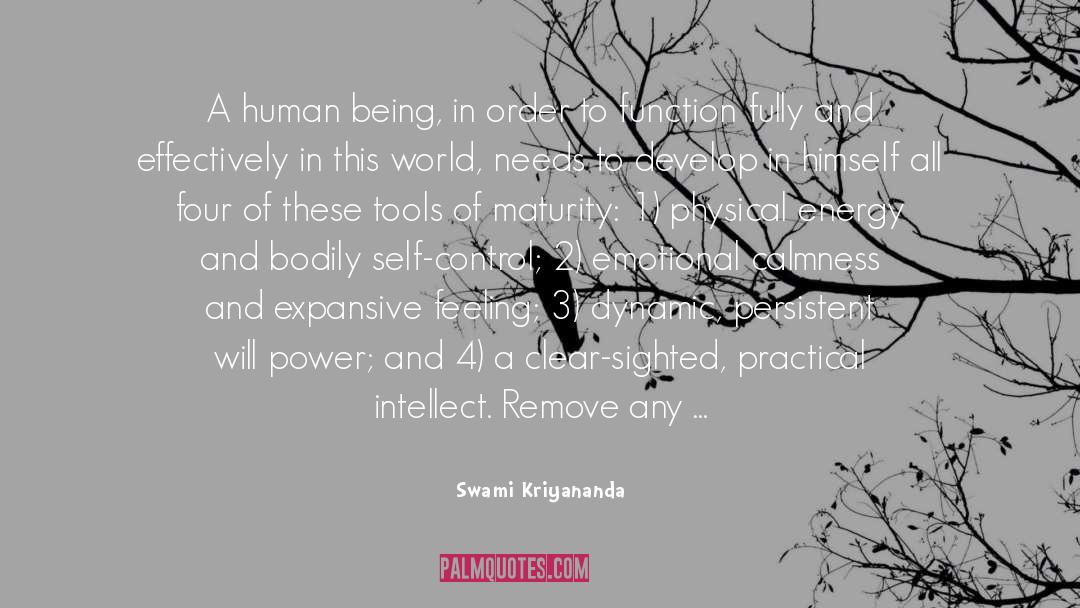 Emotional Resilience quotes by Swami Kriyananda