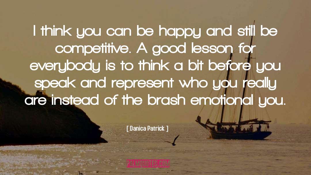 Emotional Security quotes by Danica Patrick