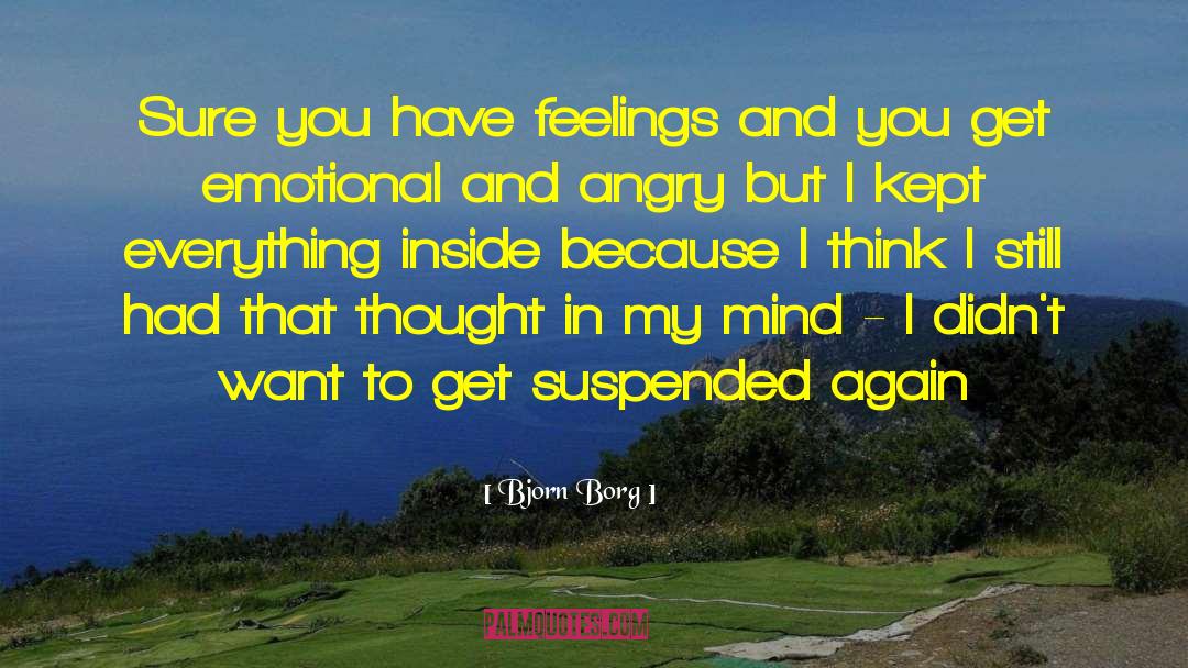 Emotional Stress quotes by Bjorn Borg