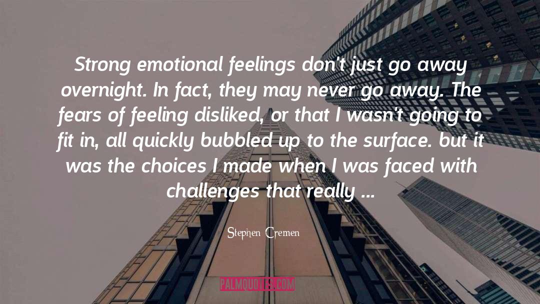 Emotional Suppression quotes by Stephen Cremen