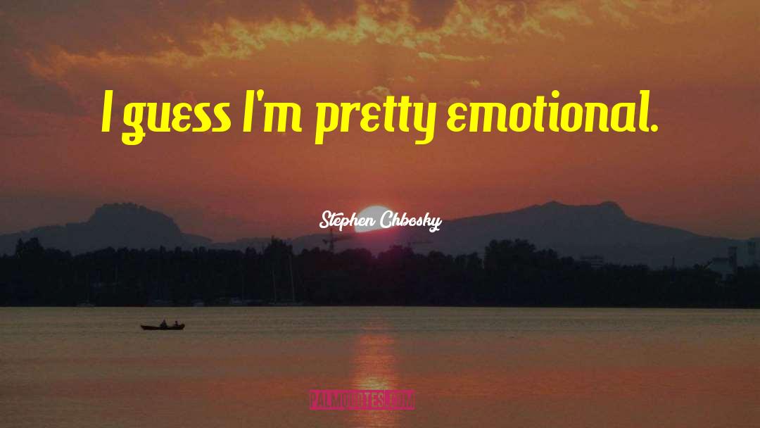 Emotional Triggers quotes by Stephen Chbosky
