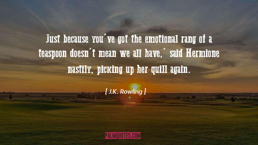 Emotional Wounds quotes by J.K. Rowling