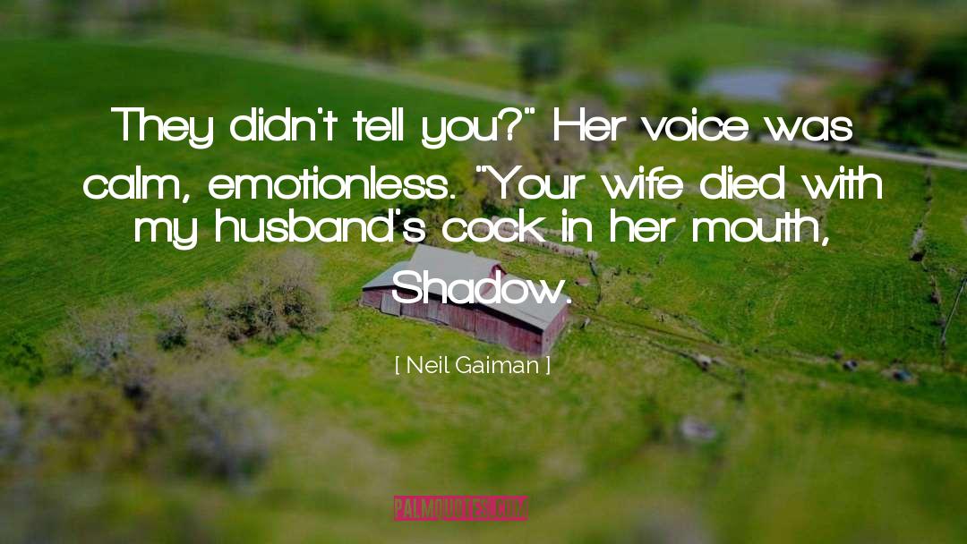 Emotionless quotes by Neil Gaiman