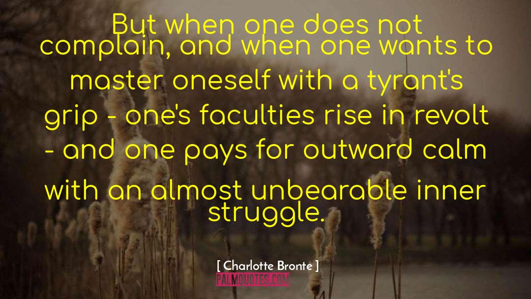 Emotions And Control quotes by Charlotte Bronte