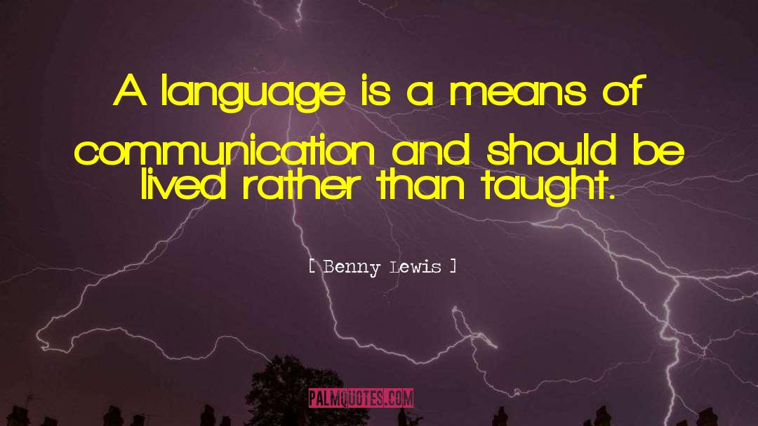 Emotions Communication quotes by Benny Lewis