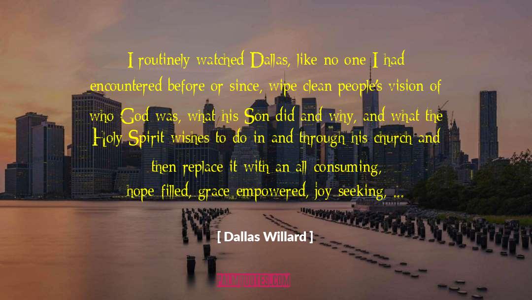 Emotions Inspiration quotes by Dallas Willard