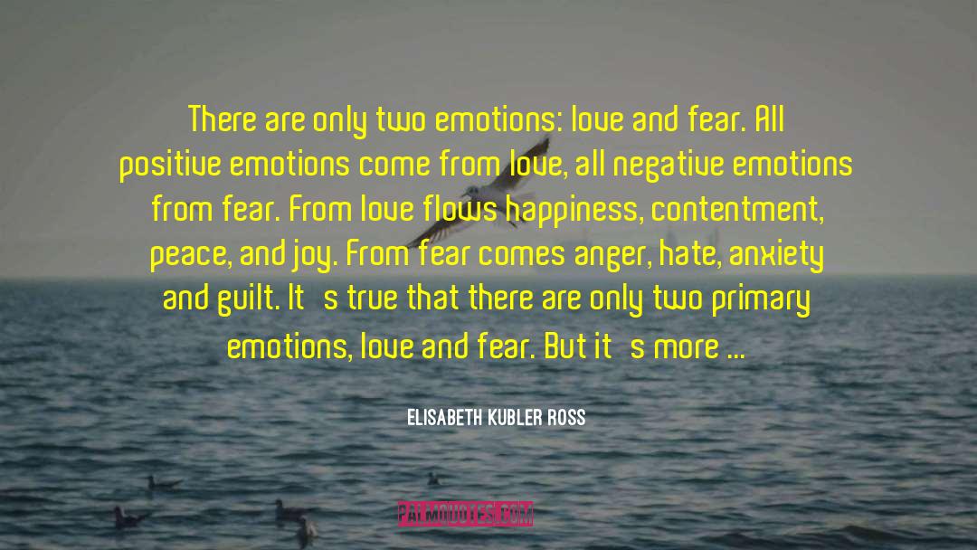 Emotions Love quotes by Elisabeth Kubler Ross