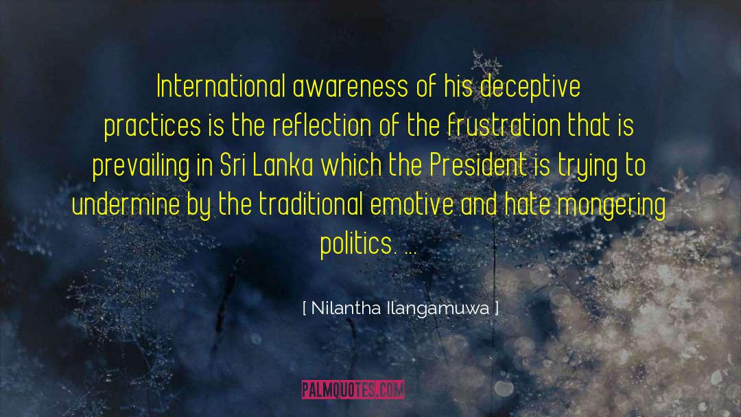Emotive quotes by Nilantha Ilangamuwa