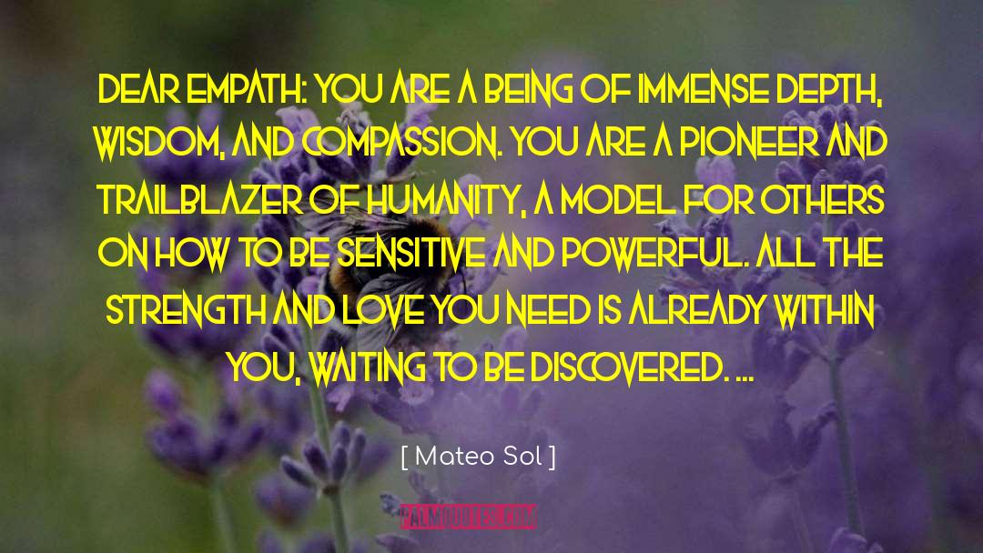 Empath quotes by Mateo Sol