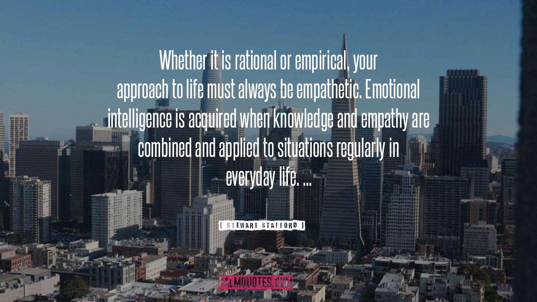 Empathetic quotes by Stewart Stafford