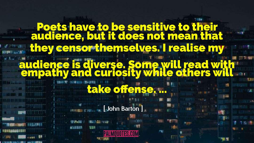 Empathy Diversity quotes by John Barton