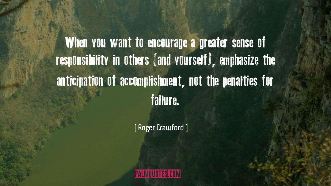 Emphasize quotes by Roger Crawford
