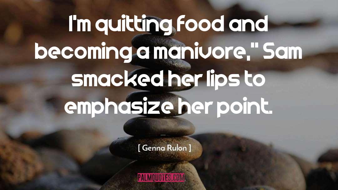 Emphasize quotes by Genna Rulon