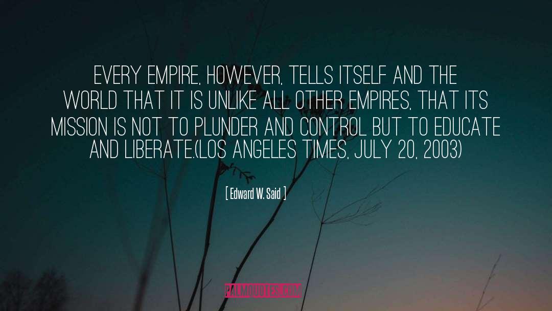 Empire quotes by Edward W. Said