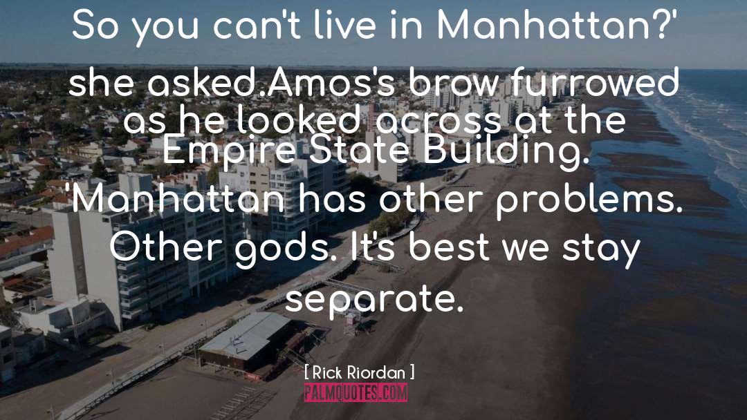 Empire State Building quotes by Rick Riordan