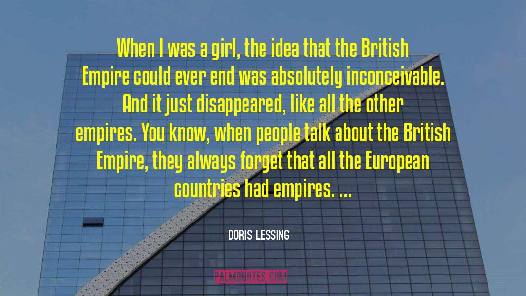 Empires quotes by Doris Lessing