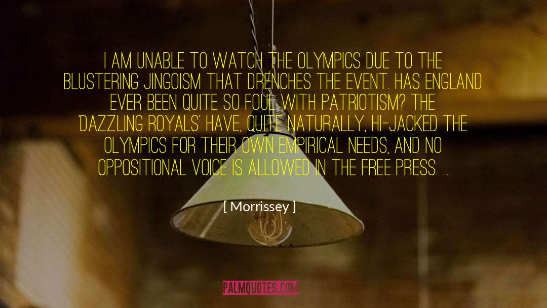 Empirical quotes by Morrissey