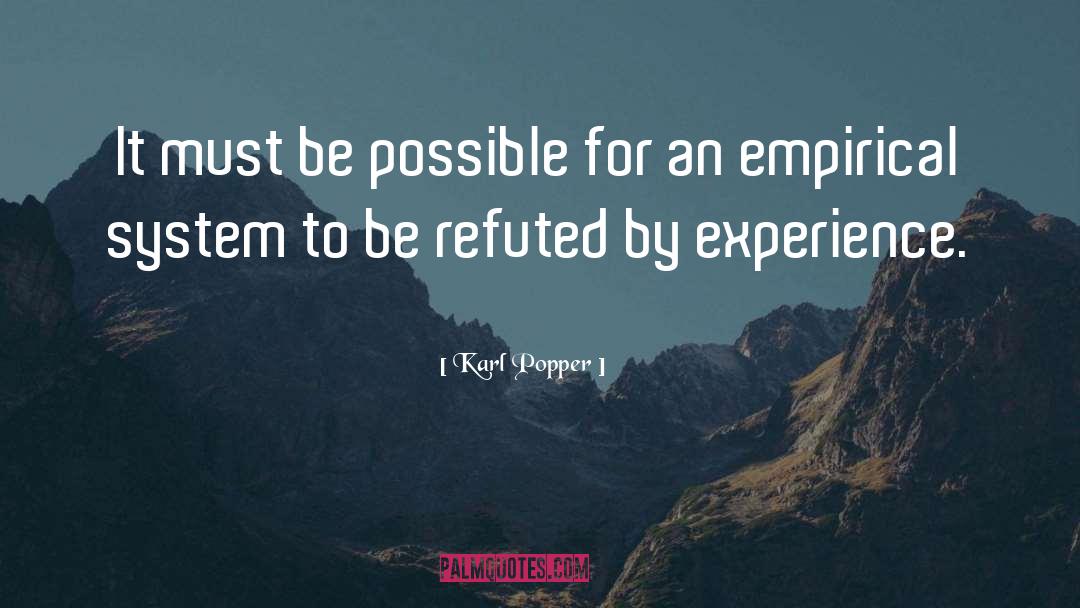 Empirical quotes by Karl Popper