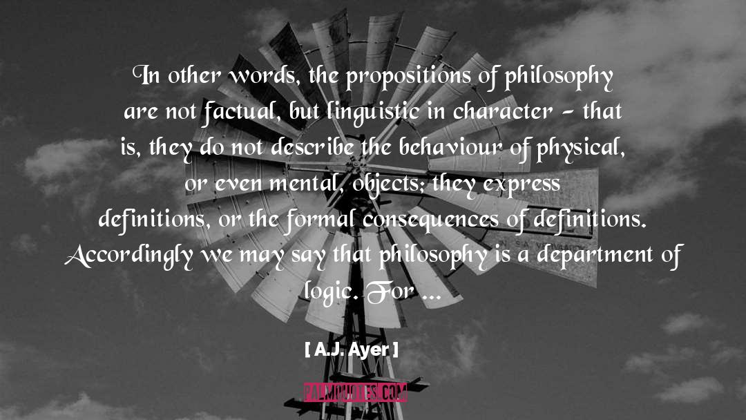 Empirical quotes by A.J. Ayer