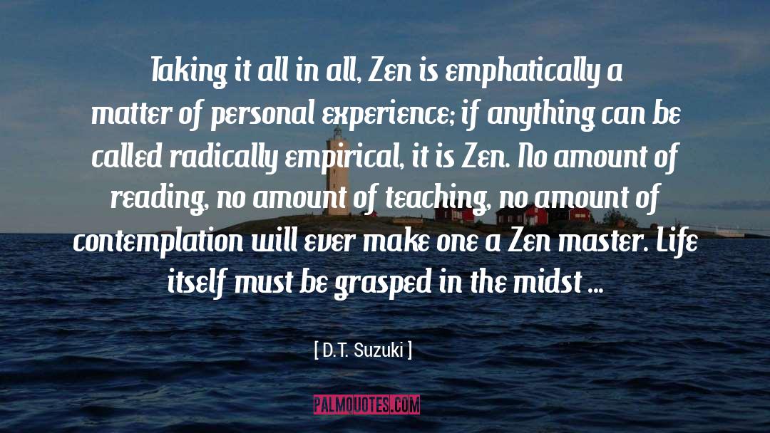 Empirical quotes by D.T. Suzuki