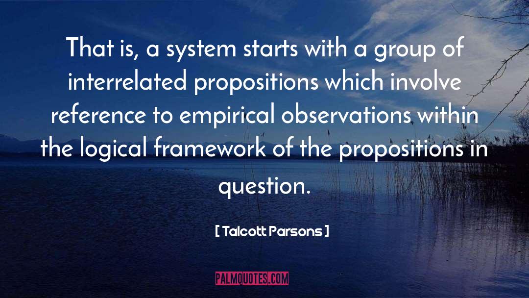 Empirical quotes by Talcott Parsons