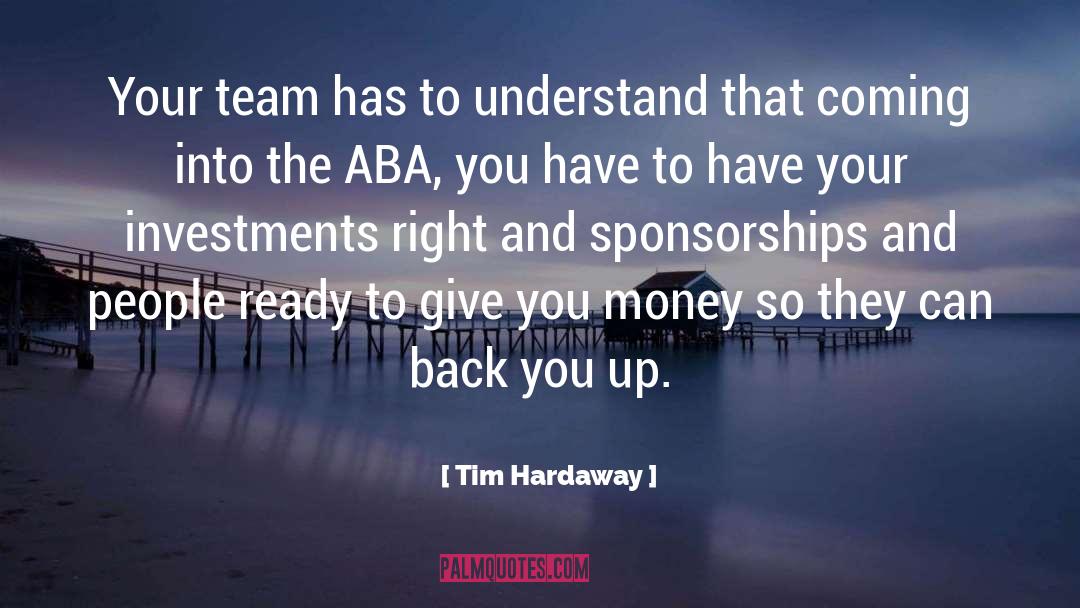 Empiricism Aba quotes by Tim Hardaway