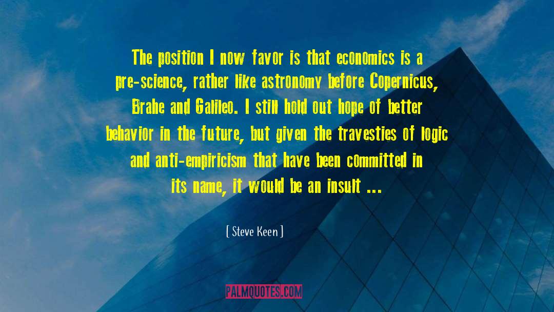 Empiricism Aba quotes by Steve Keen