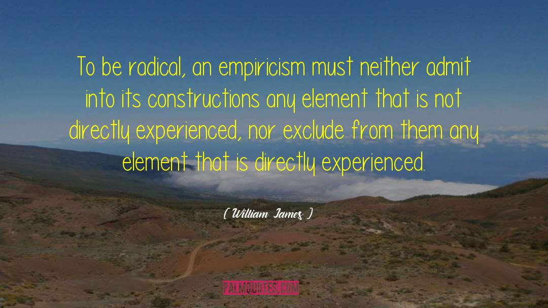 Empiricism Aba quotes by William James