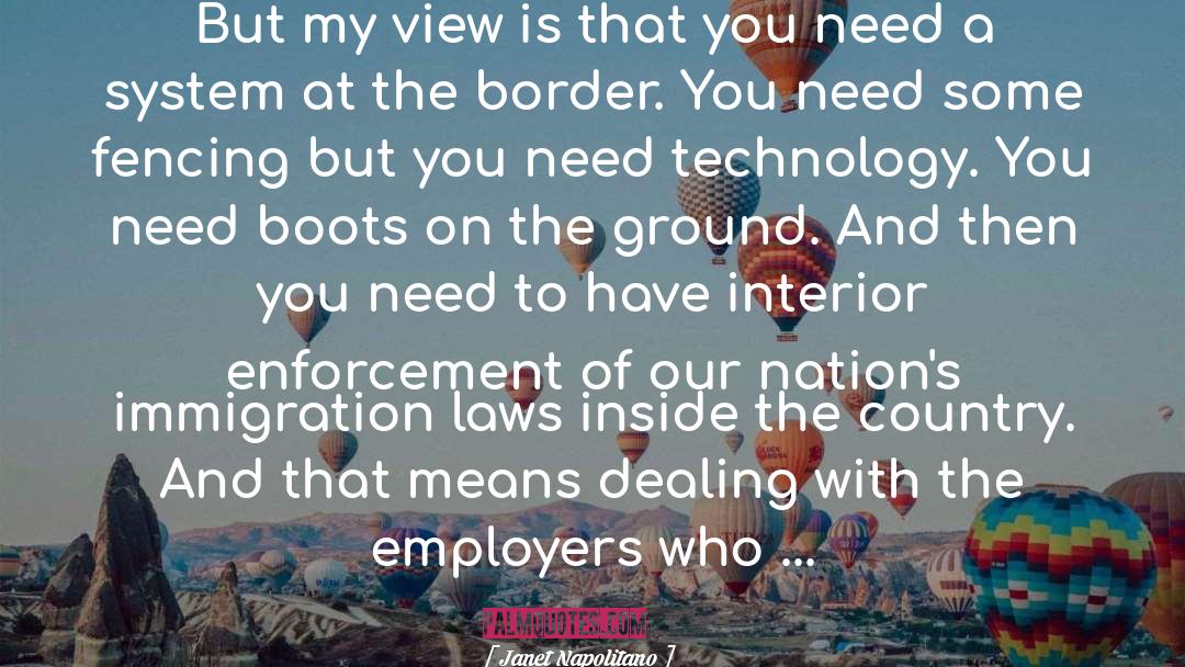 Employers quotes by Janet Napolitano
