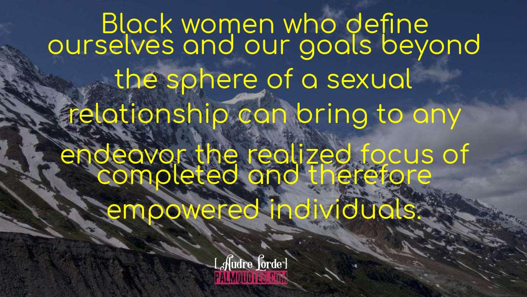 Empowered Women 101 quotes by Audre Lorde