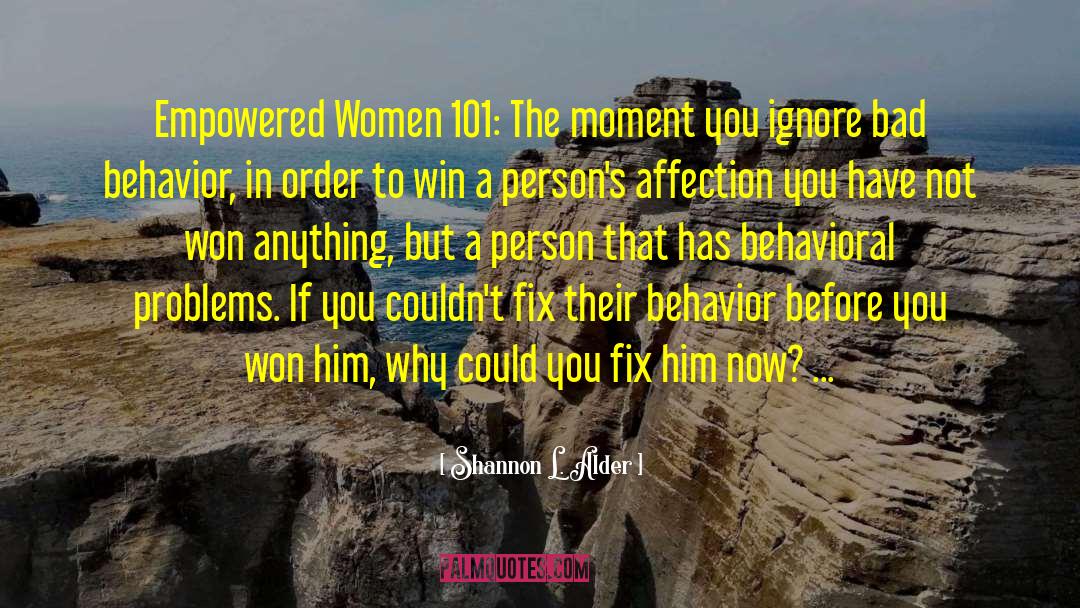 Empowered Women quotes by Shannon L. Alder